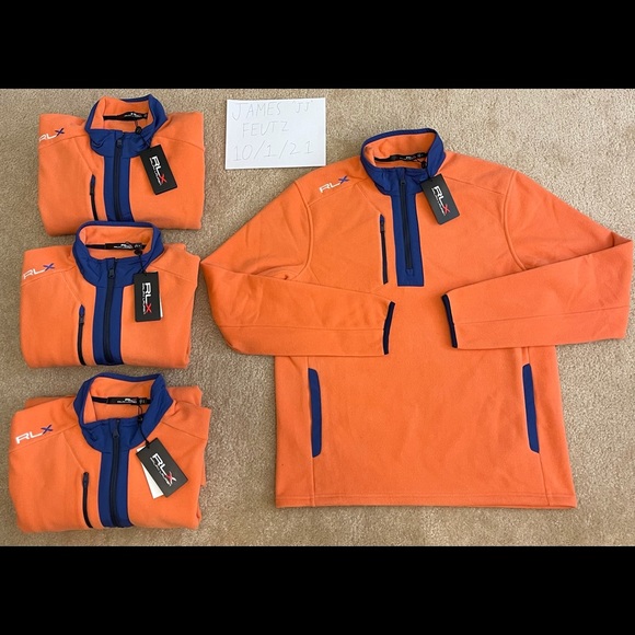 RLX Golf Fleece 1/4 Zip Pullover - Picture 1 of 2